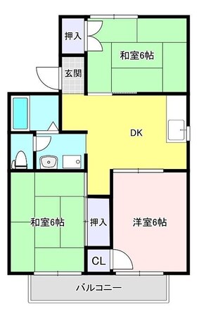 野里駅 徒歩10分 2階の物件間取画像